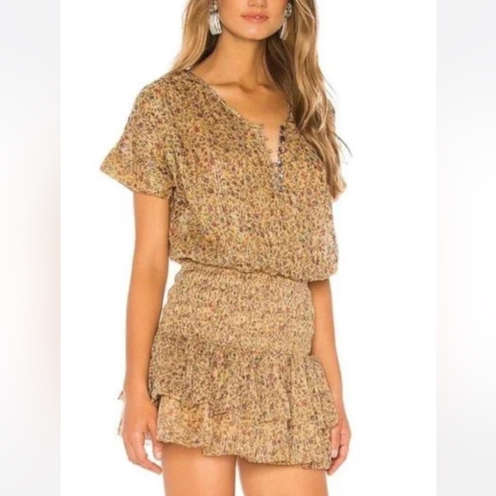 NWOT Mes Demoiselle Paris Gold Mini Dress